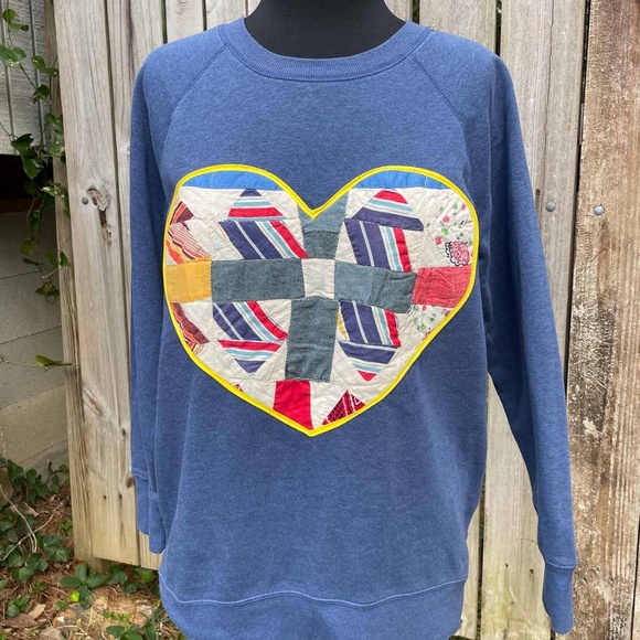 Holly Heart Patchwork Sweatshirt main image 1